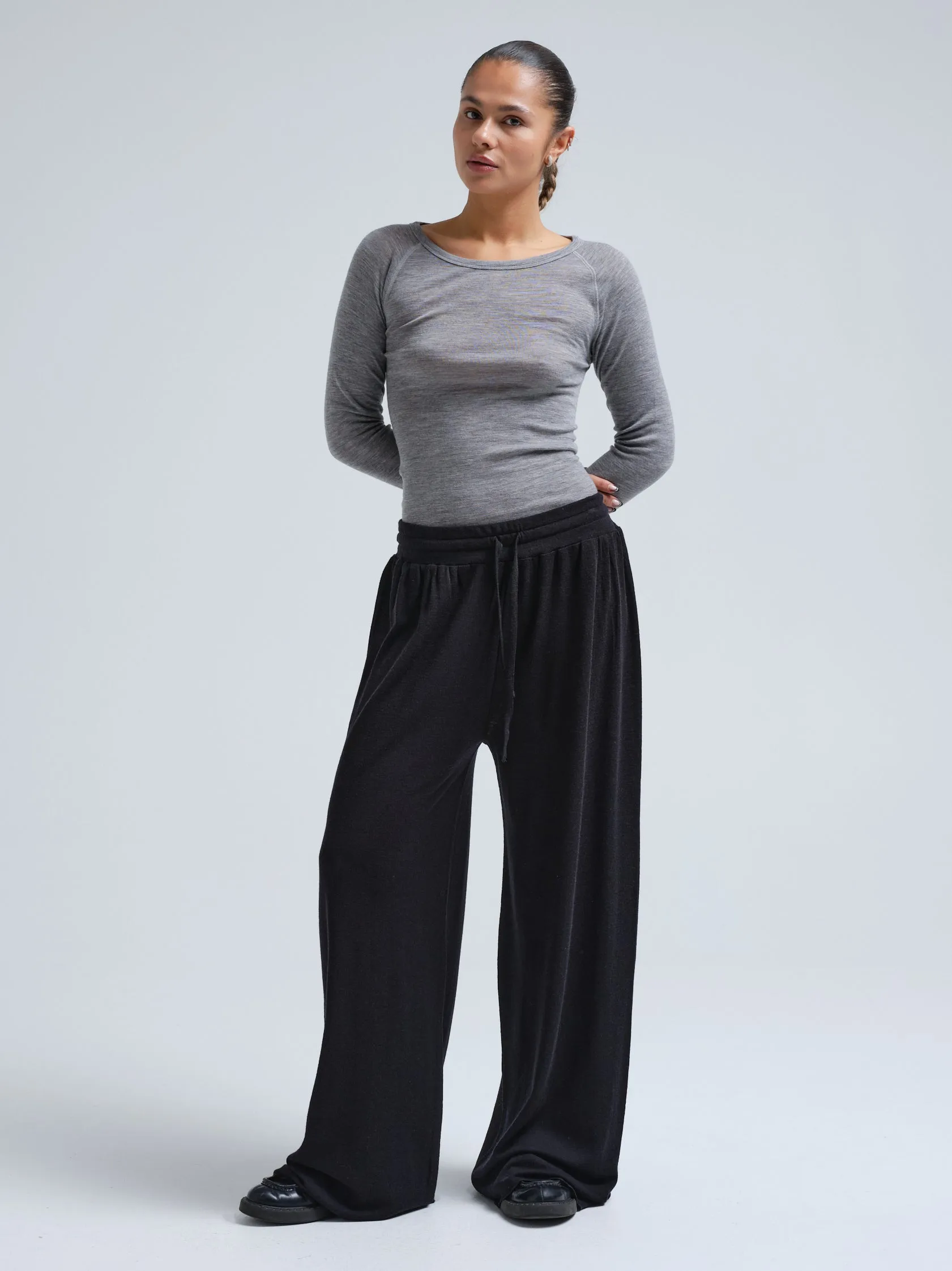 Woolen Barbera | Merinowolle - Black