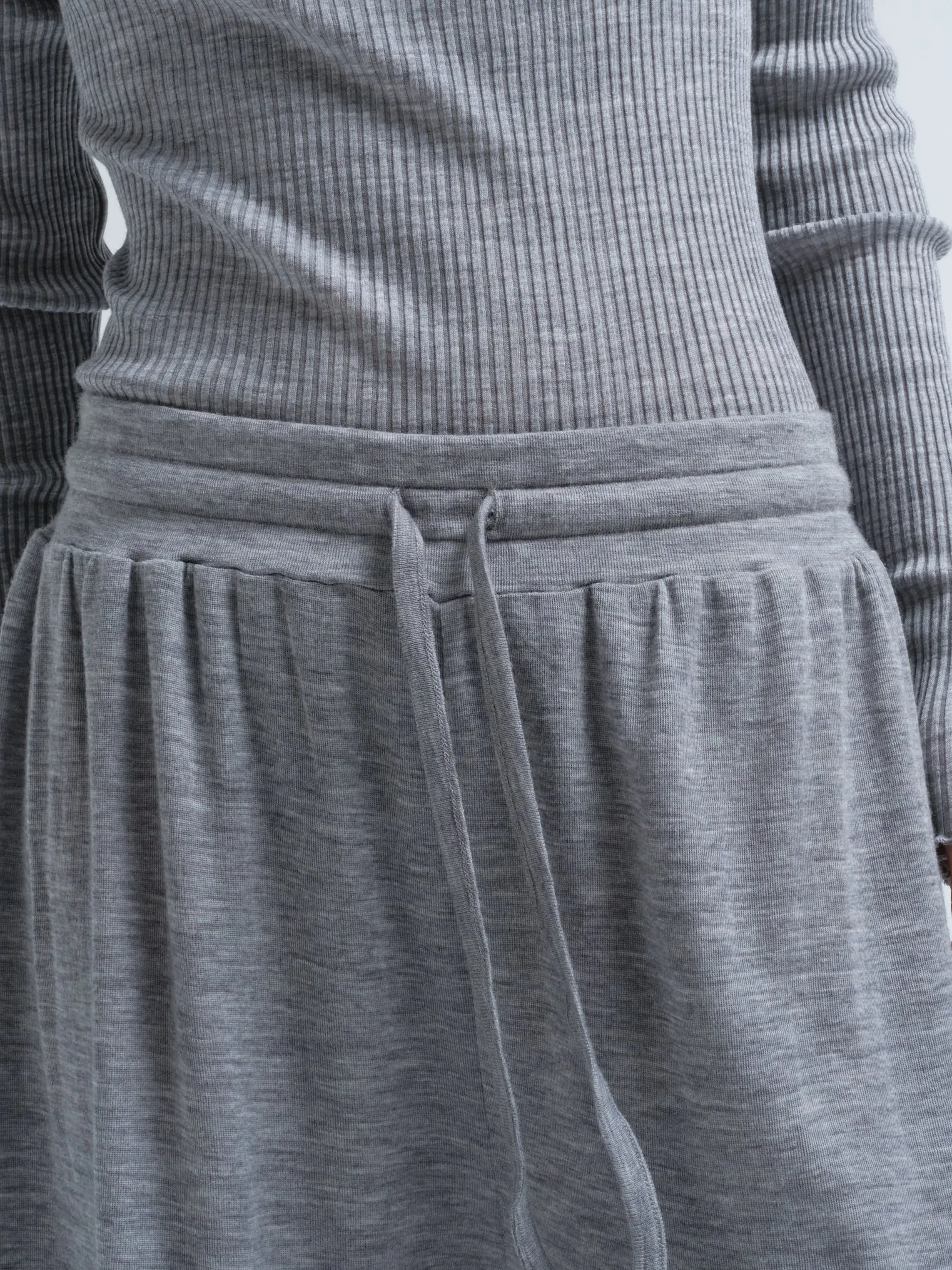 Woolen Barbera | Merinowolle - Grey Melange